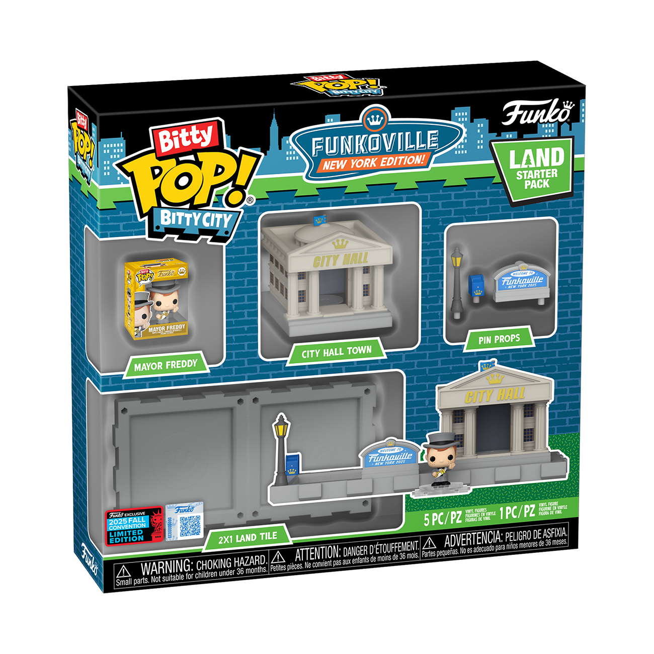 Bitty Pop! Bitty City Funkoville New York Edition Land Starter Pack - Image 2