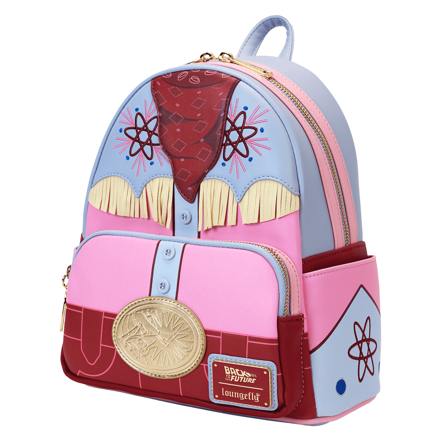 Back To The Future 40th Anniversary Marty McFly Western Cosplay Mini Backpack - Image 4