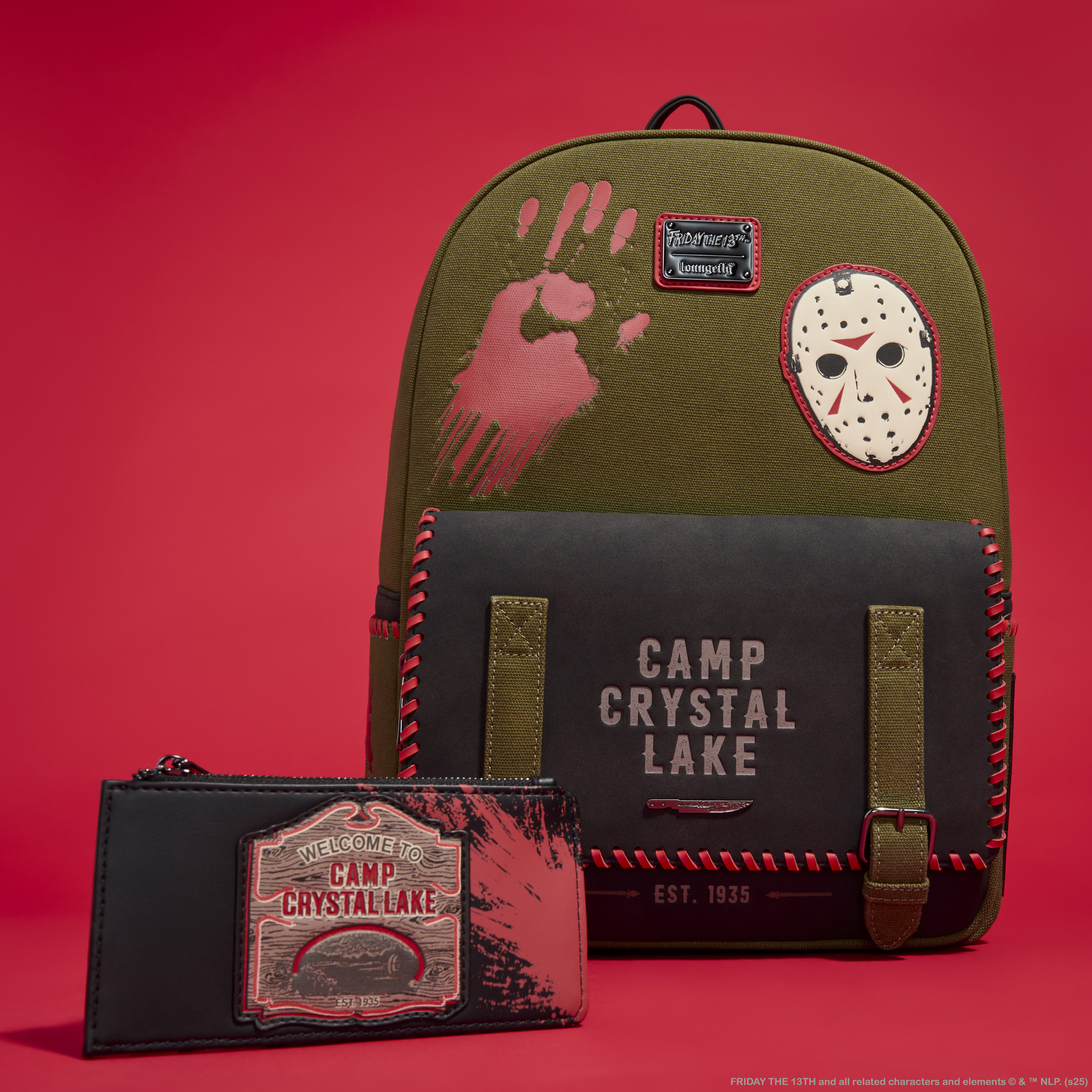 Friday the 13th Camp Crystal Lake Canvas Full-Size Backpack - Image 4