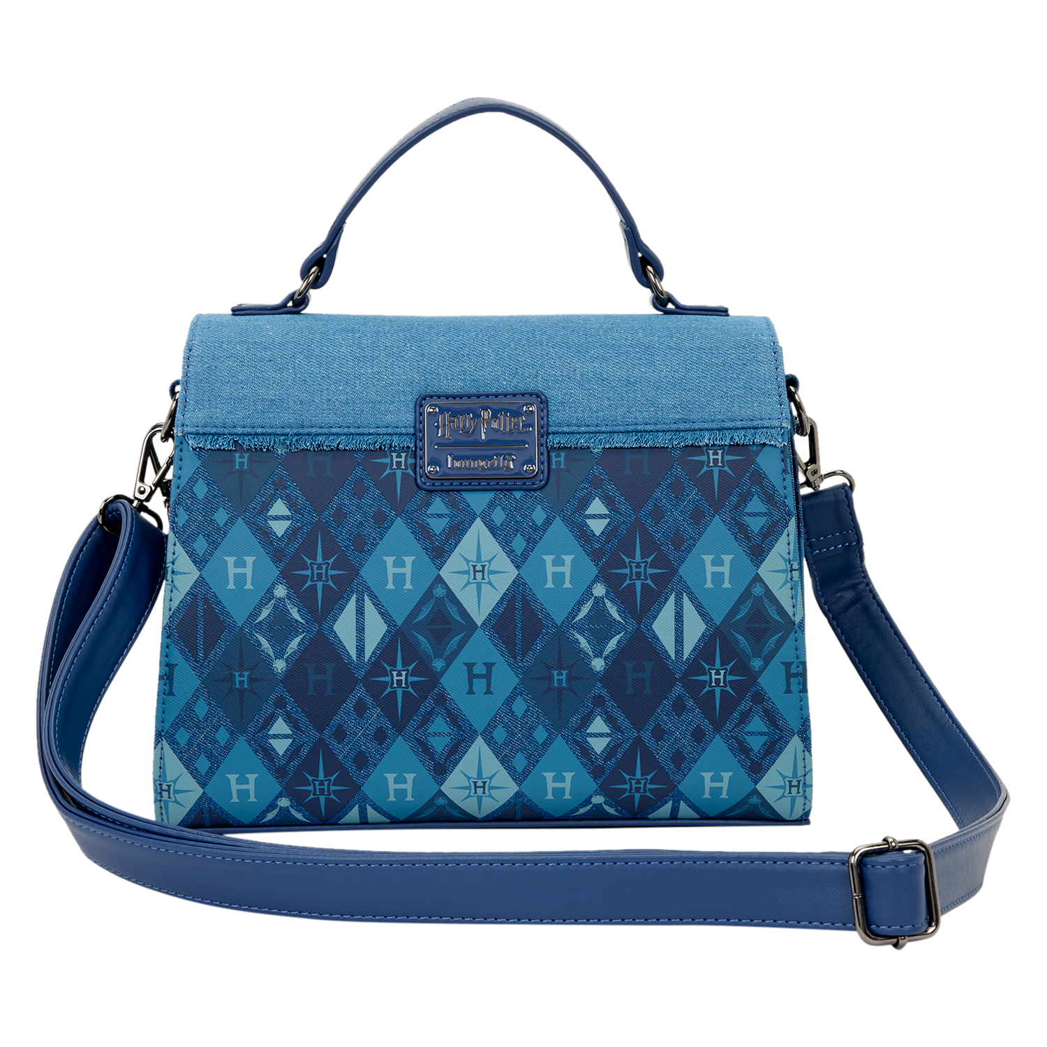 Harry Potter Hogwarts Denim Crossbody Bag - Image 4