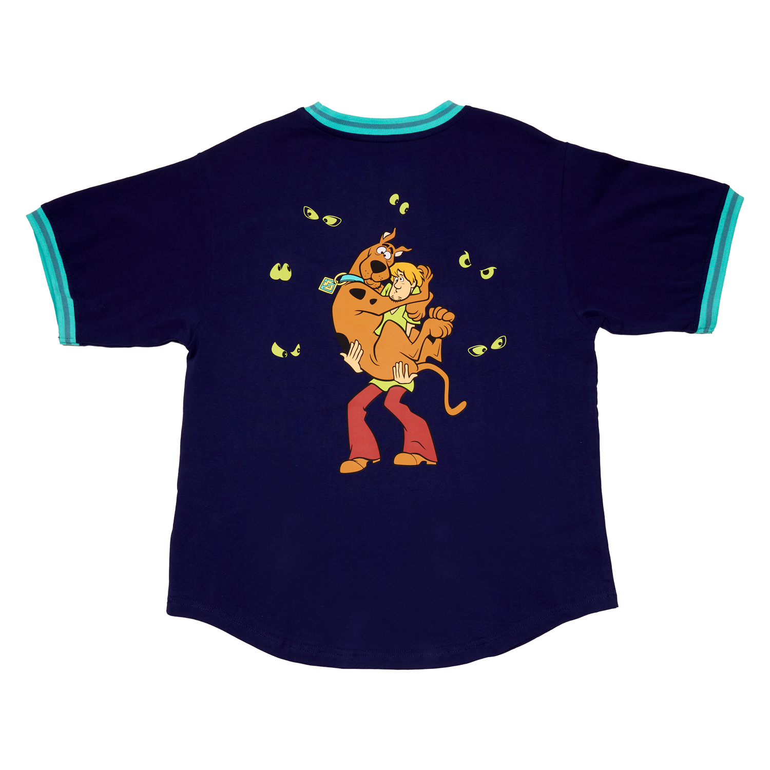 Scooby-Doo & Shaggy Glow Unisex Ringer Tee - Image 4