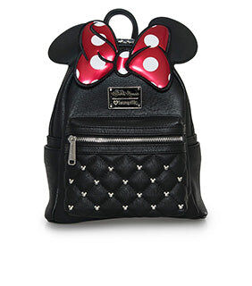 Minnie Mouse Classic Bow Quilted Texture Ear Mini Backpack - Image 3