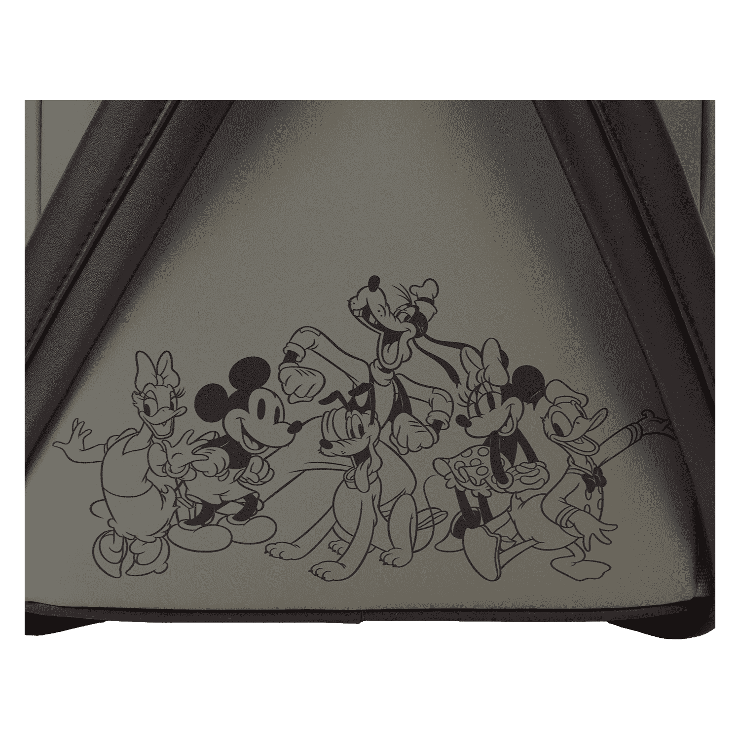 Mickey & Friends Canvas All-Over Print Drawstring Bucket Mini Backpack - Image 8