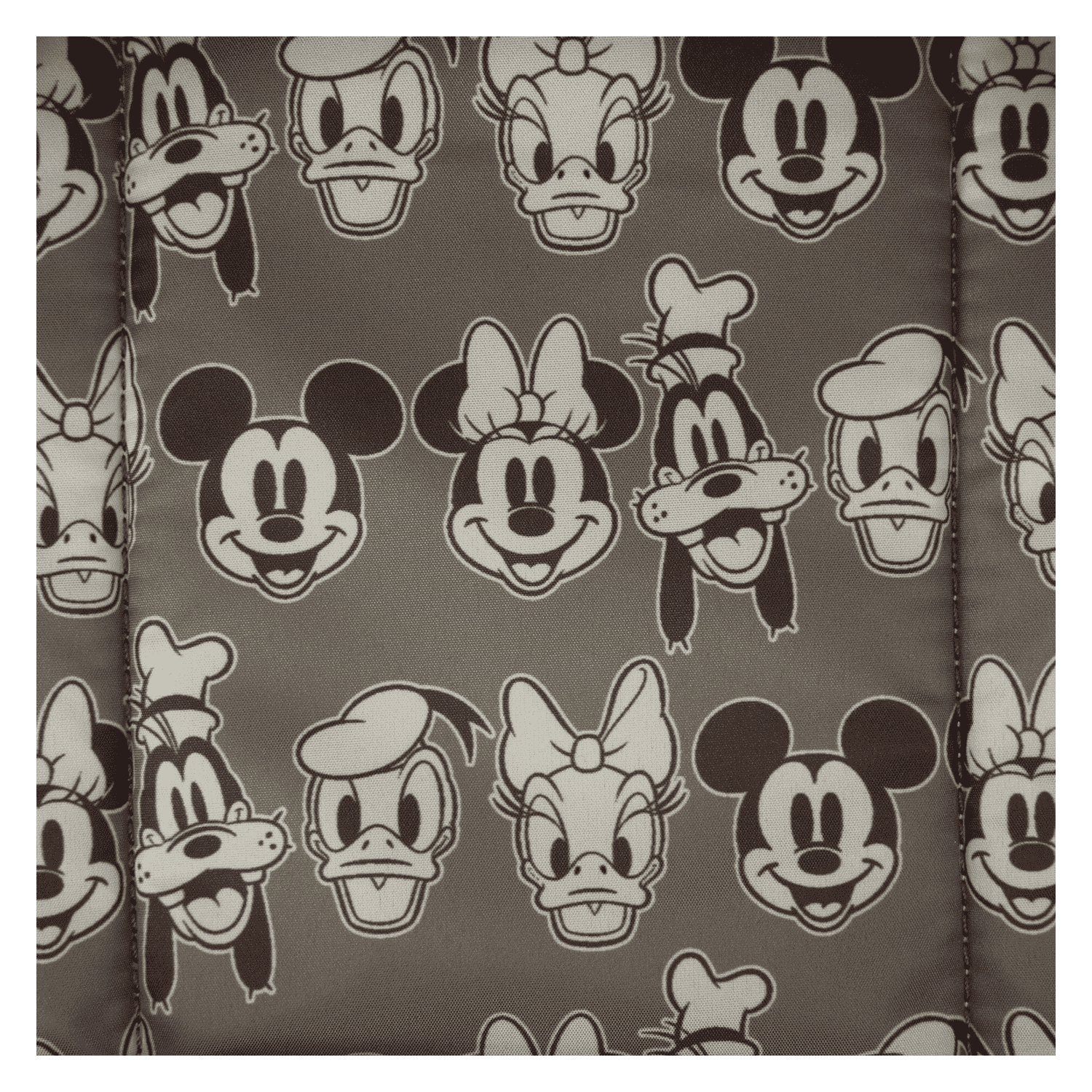 Mickey & Friends Canvas All-Over Print Drawstring Bucket Mini Backpack - Image 9