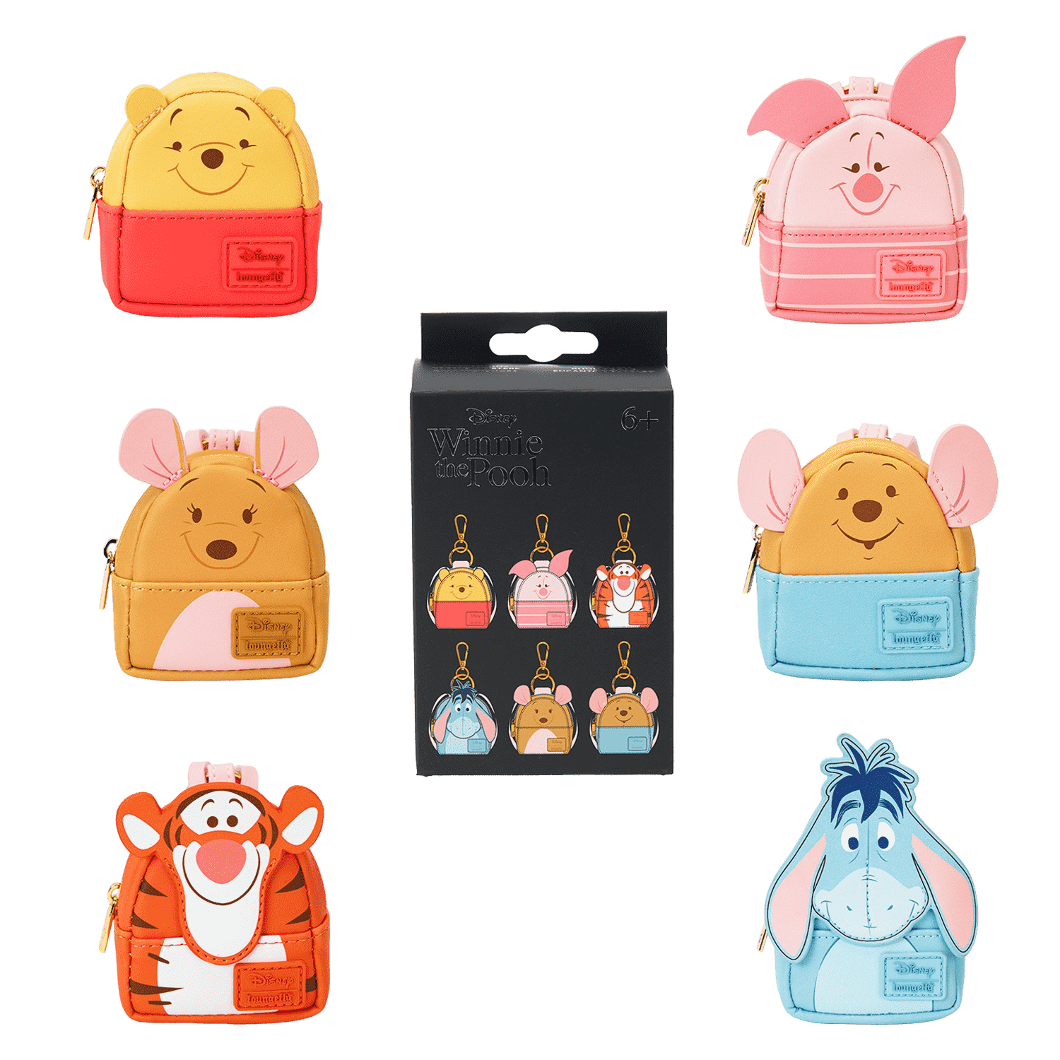 Winnie The Pooh & Friends Cosplay Mystery Mini Backpack Keychain Charm