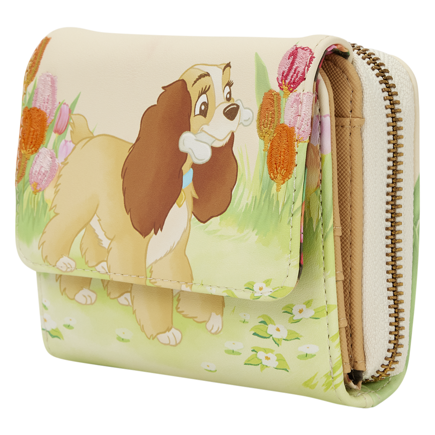 Lady and the Tramp Pastel Tulip Trifold Wallet - Image 4