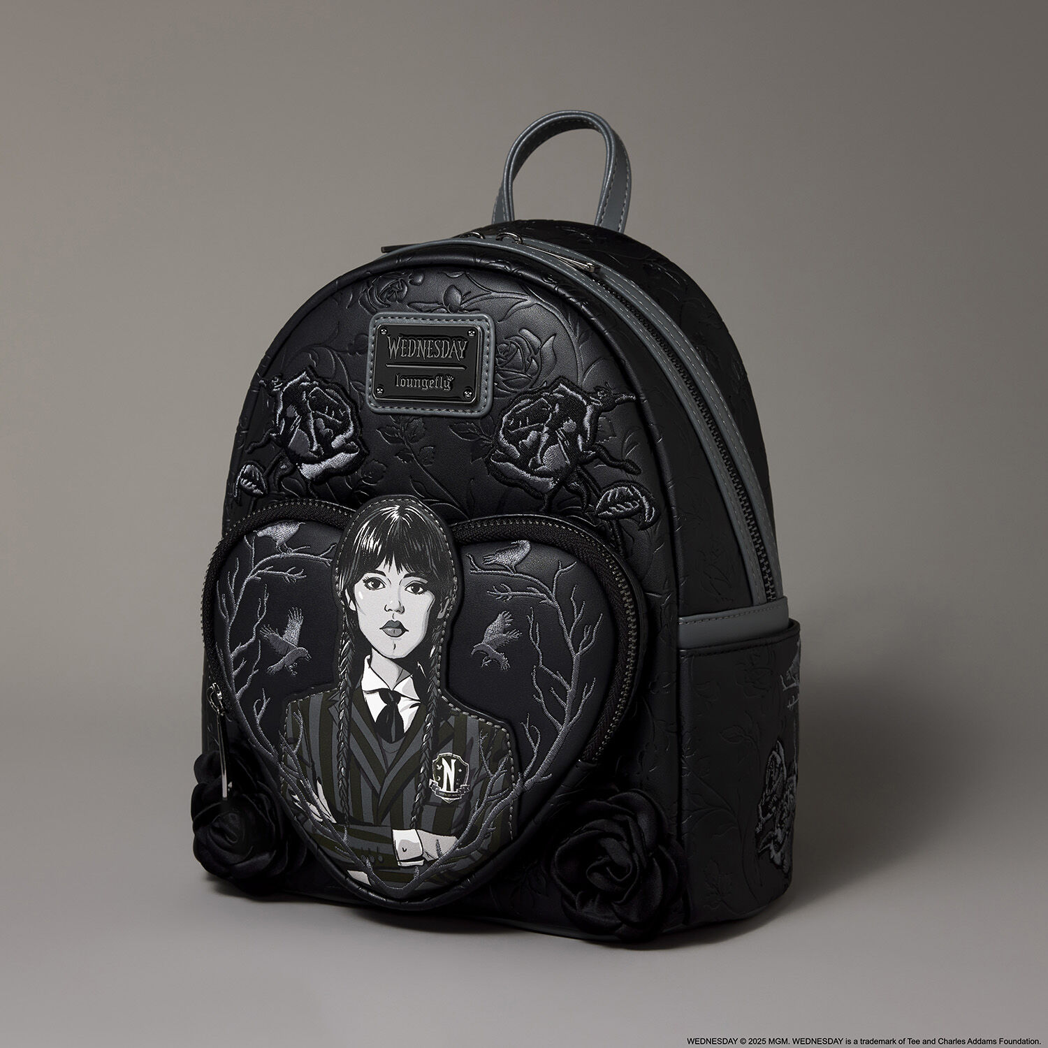 Wednesday Black Roses Mini Backpack - Image 3